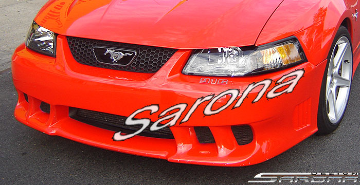 Custom Ford Mustang  Coupe & Convertible Front Bumper (1999 - 2004) - $490.00 (Part #FD-016-FB)
